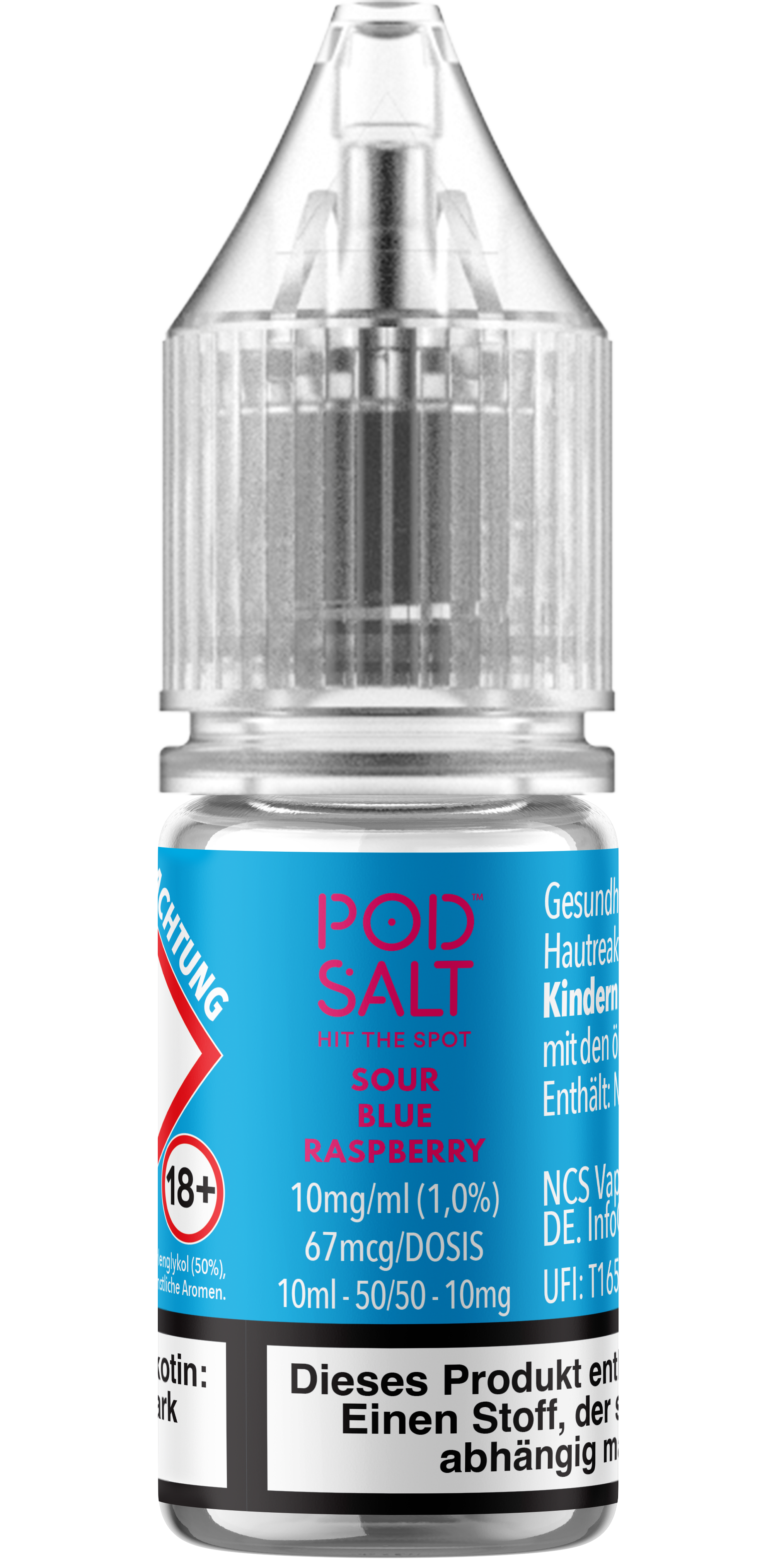 Pod Salt Xtra - Sour Blue Raspberry 10 ml