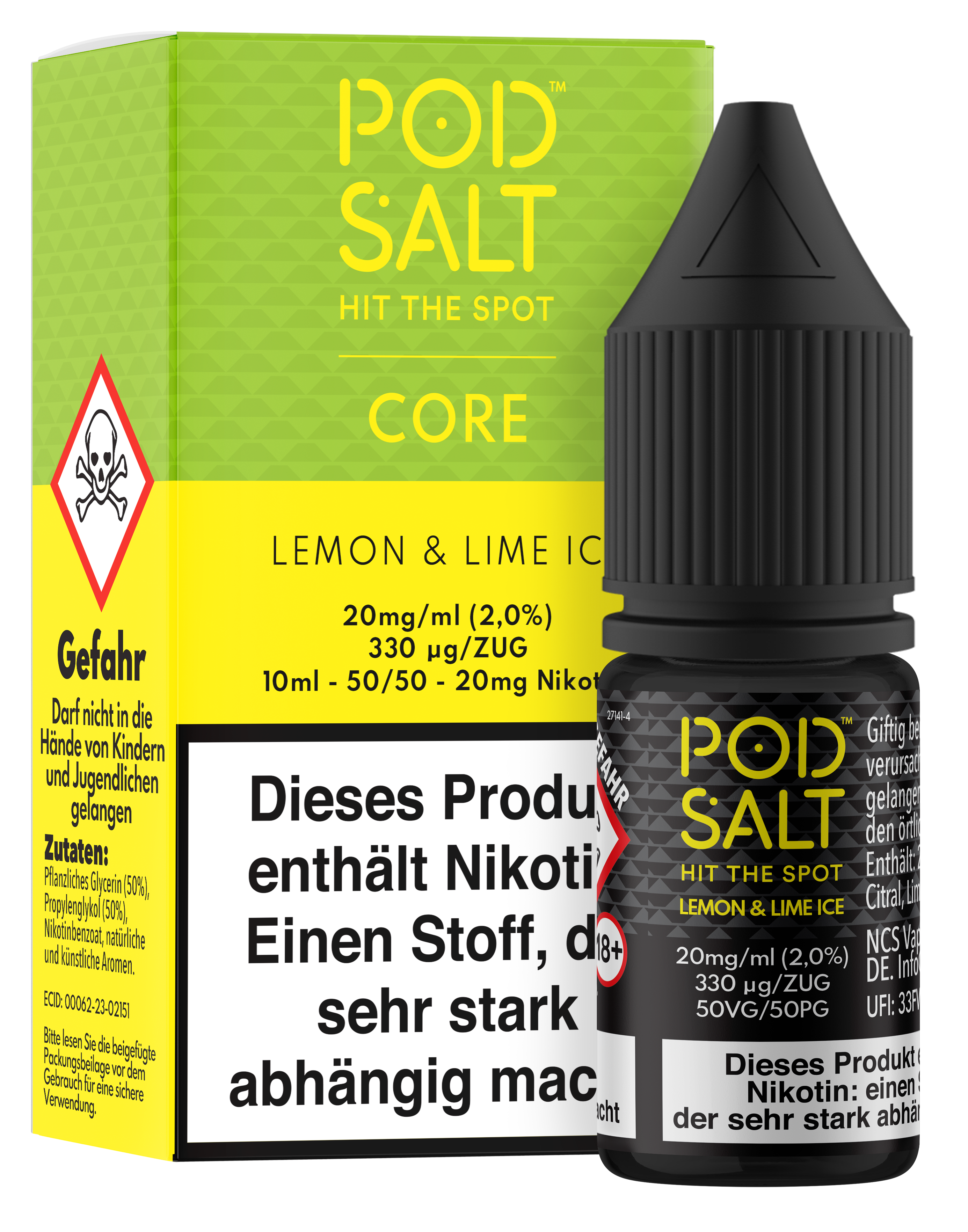 Pod Salt - Lemon & Lime Ice 10 ml