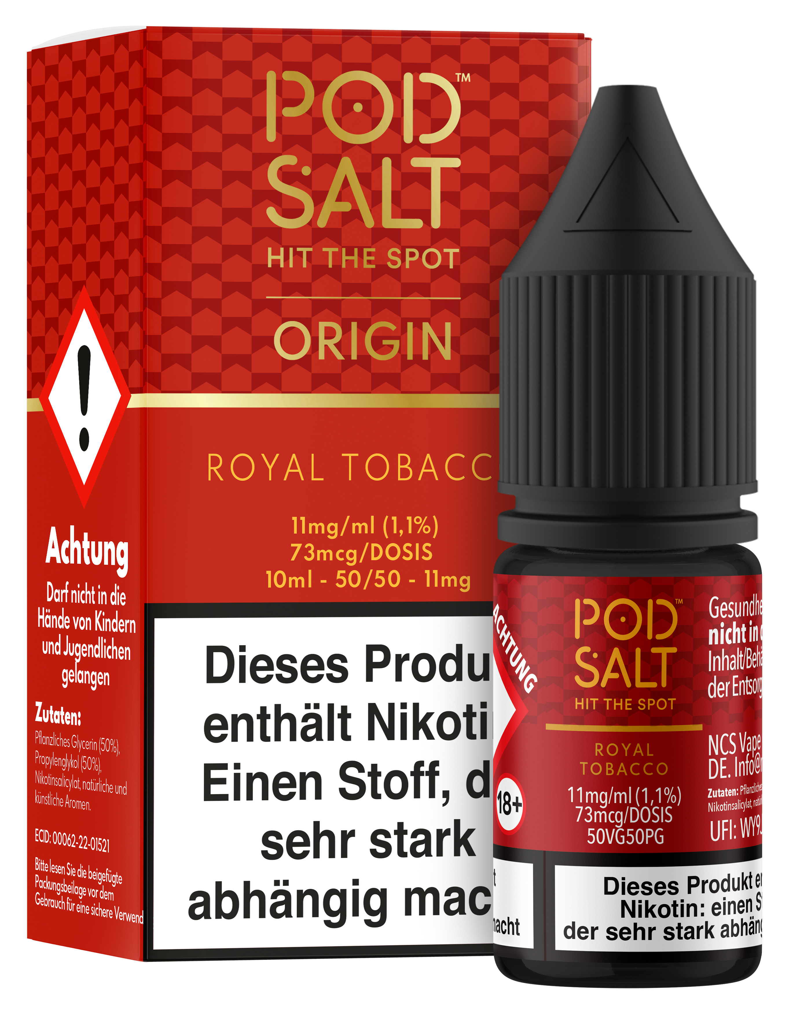 Pod Salt Origin - Royal Tobacco 10 ml