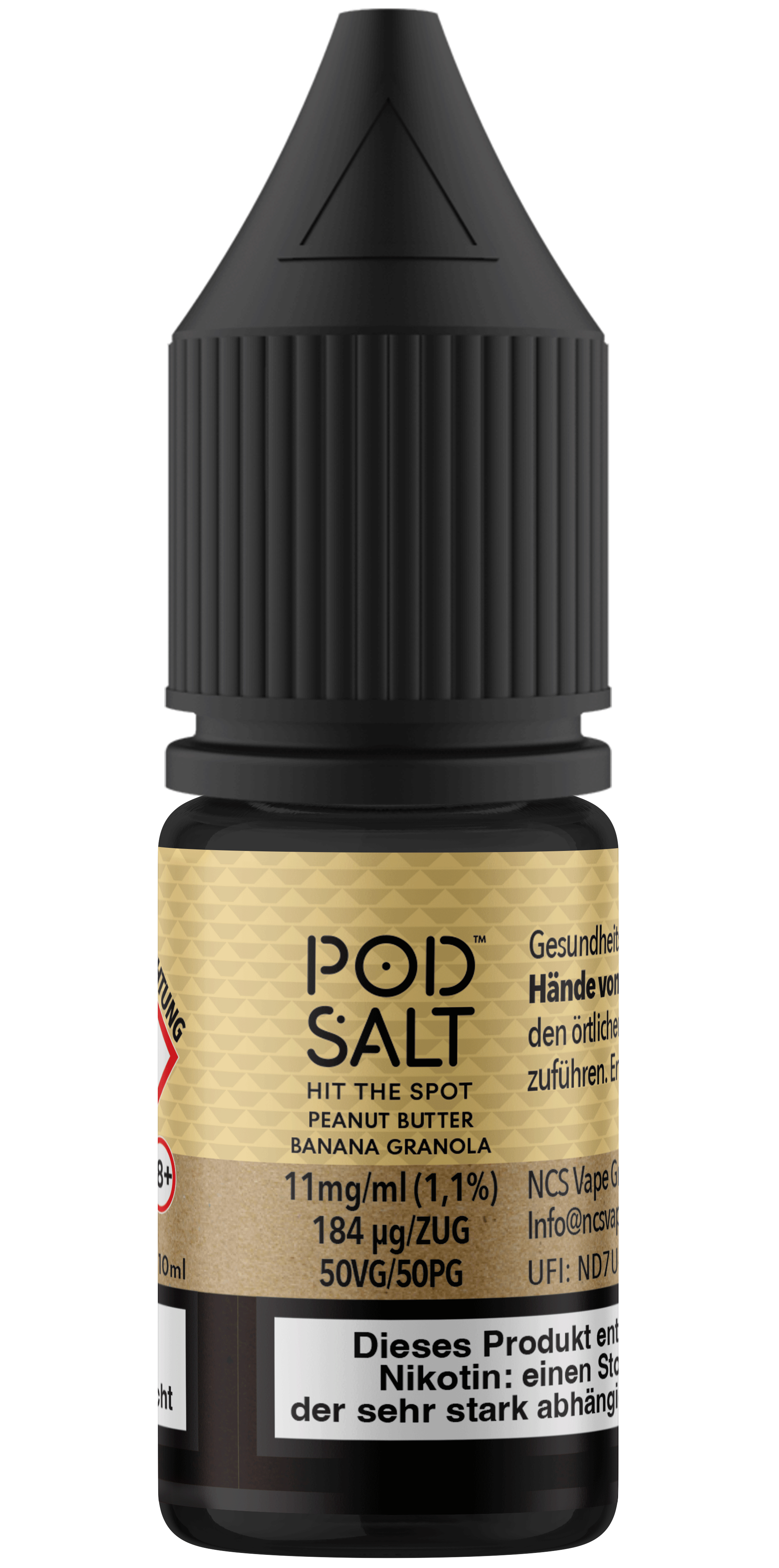 Pod Salt Fusion - Peanut Butter Banana Granola Bar 10 ml