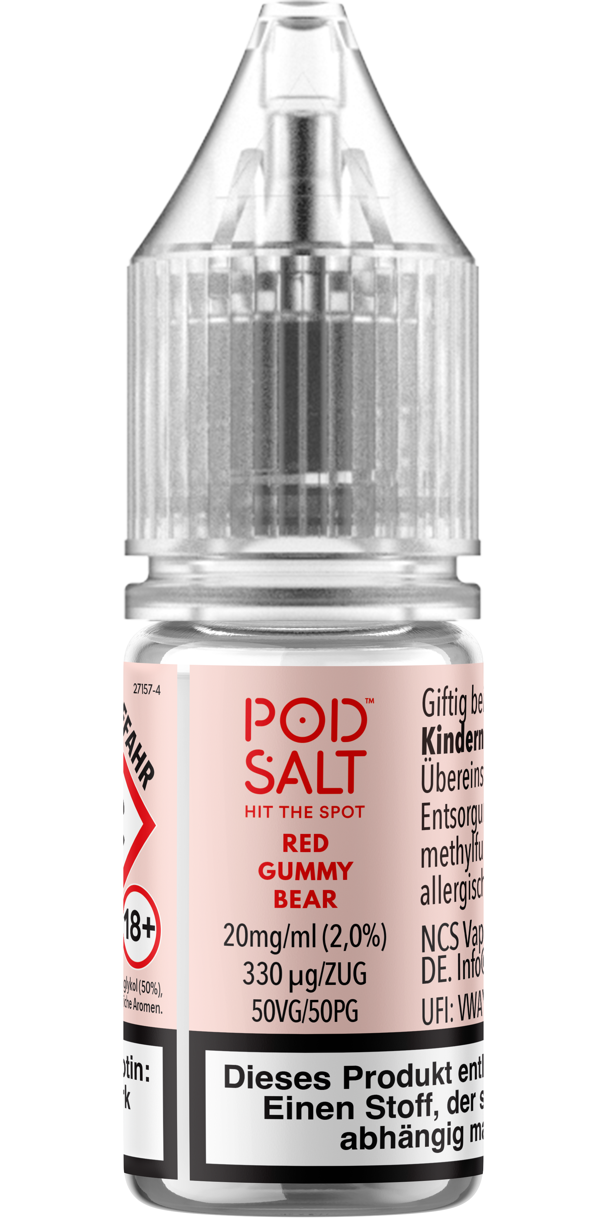 Pod Salt Xtra - Red Gummy Bear 10 ml