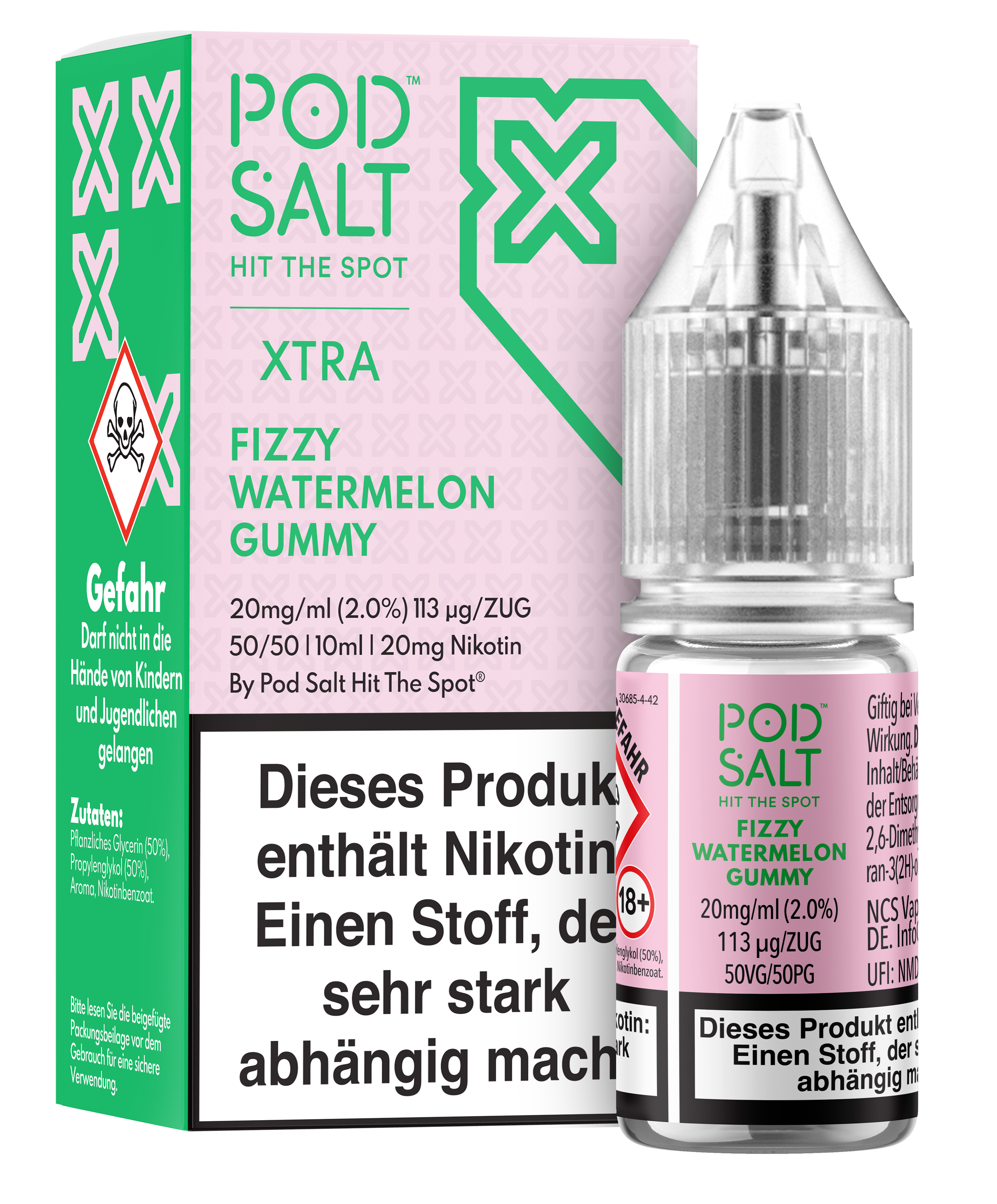 Pod Salt Xtra - Fizzy Watermelon Gummy 10 ml