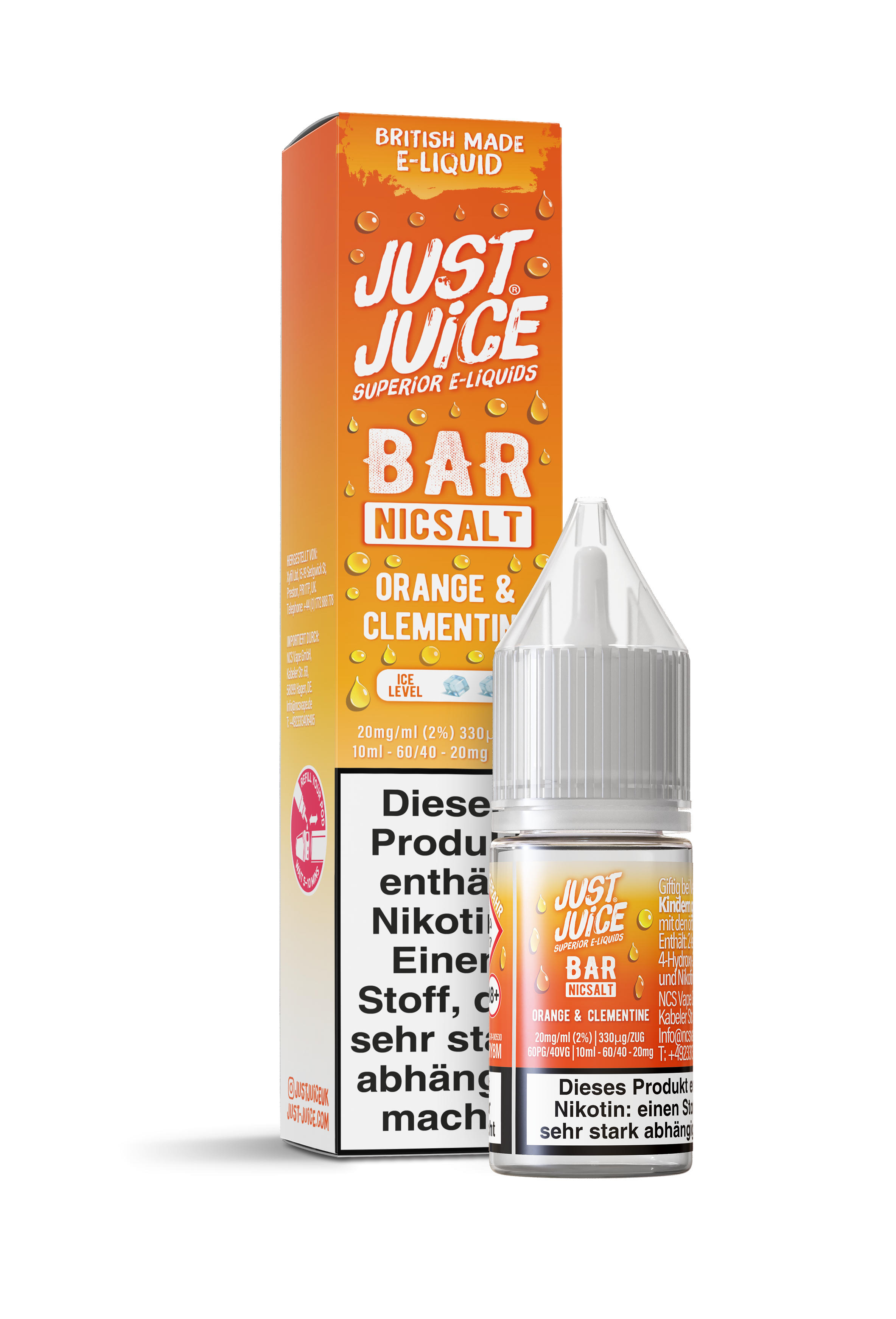 Just Juice Bar - Orange & Clementine 10ml