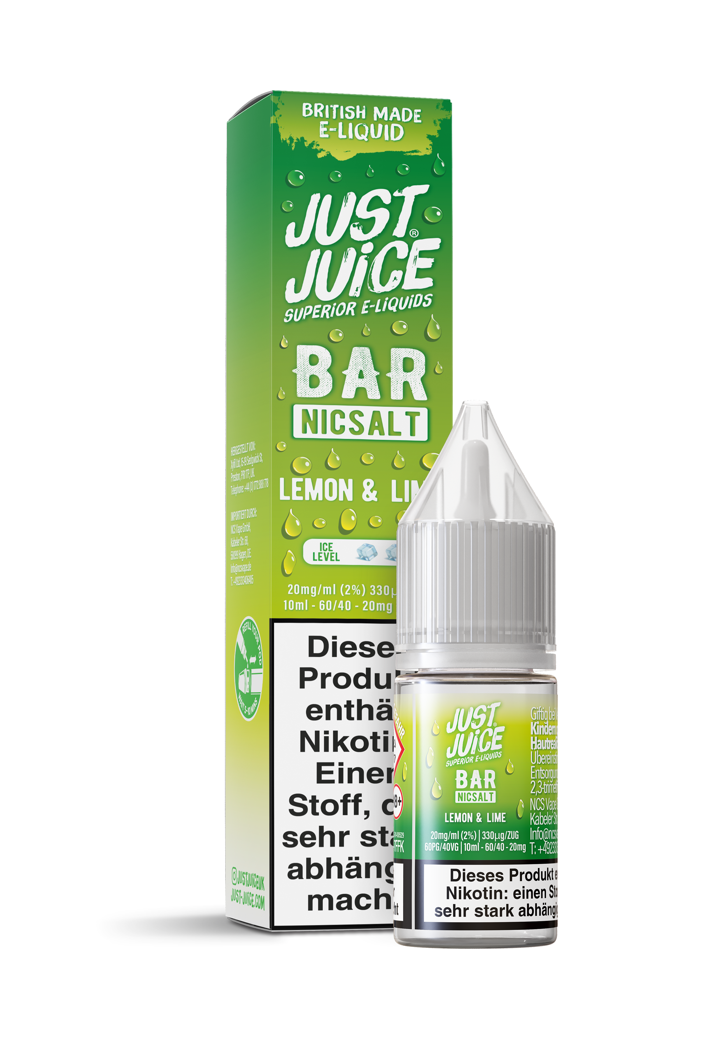 Just Juice Bar - Lemon & Lime 10ml