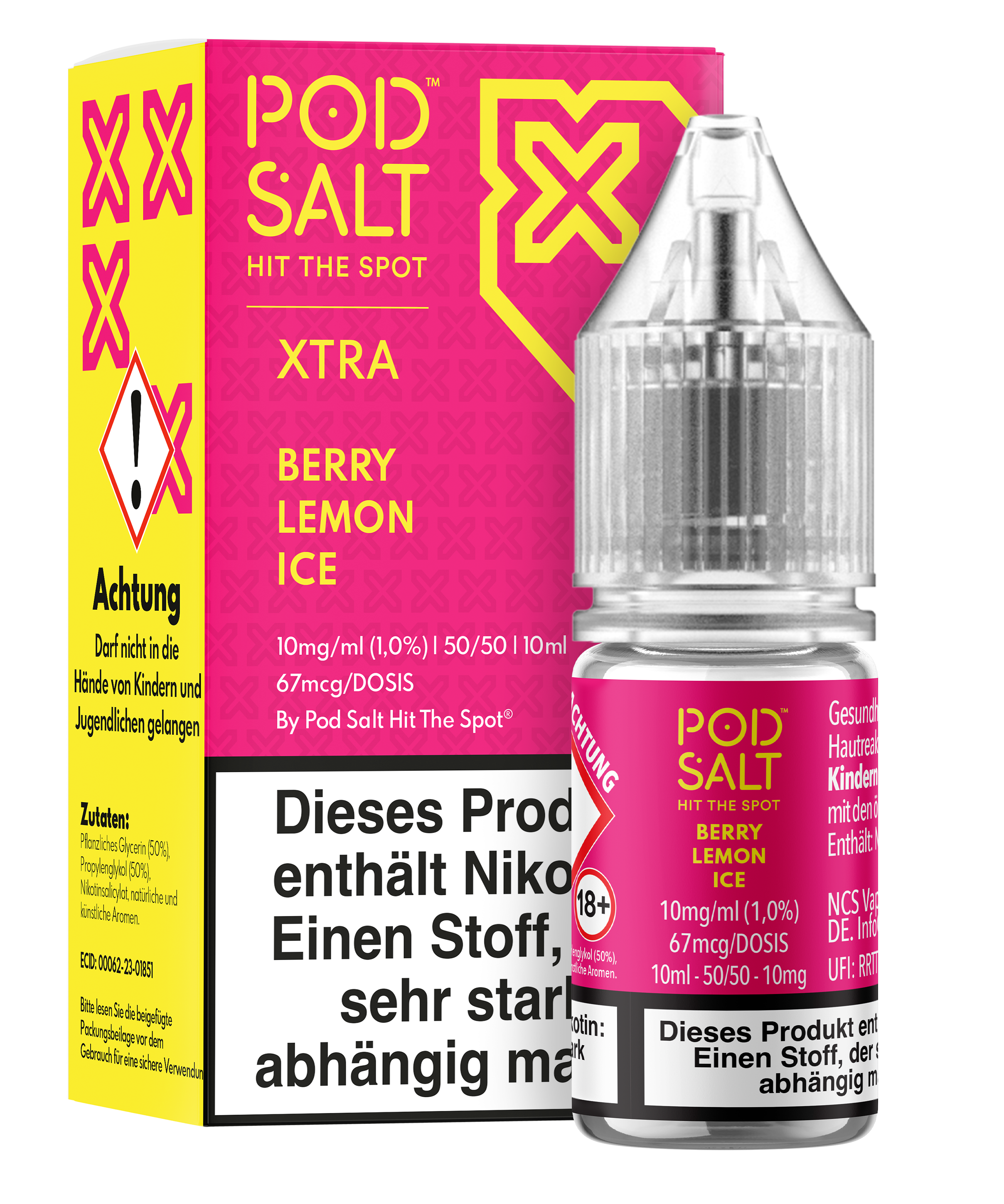 Pod Salt Xtra - Berry Lemon Ice 10 ml