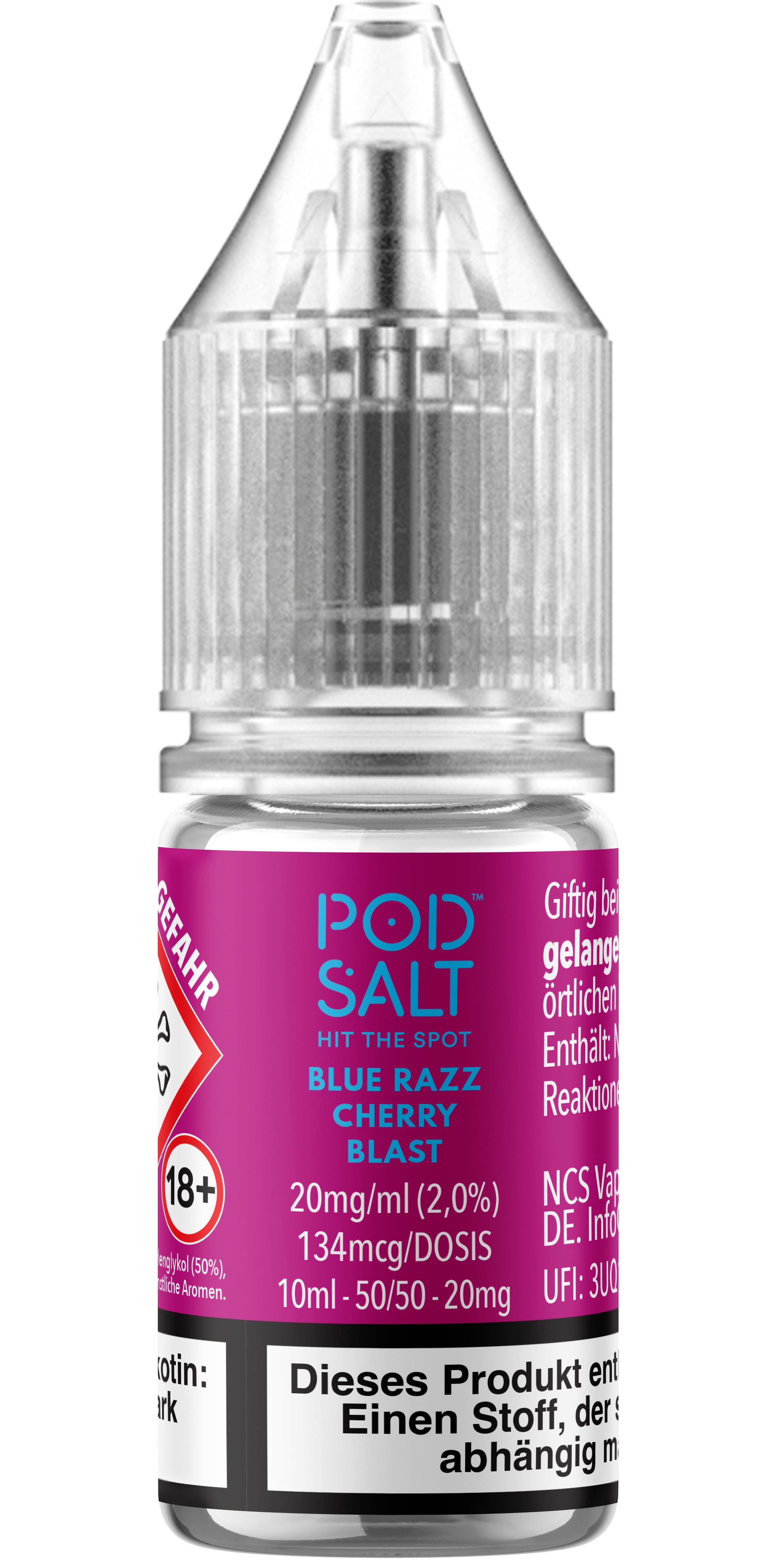 Pod Salt Xtra - Blue Razz Cherry Blast 10 ml