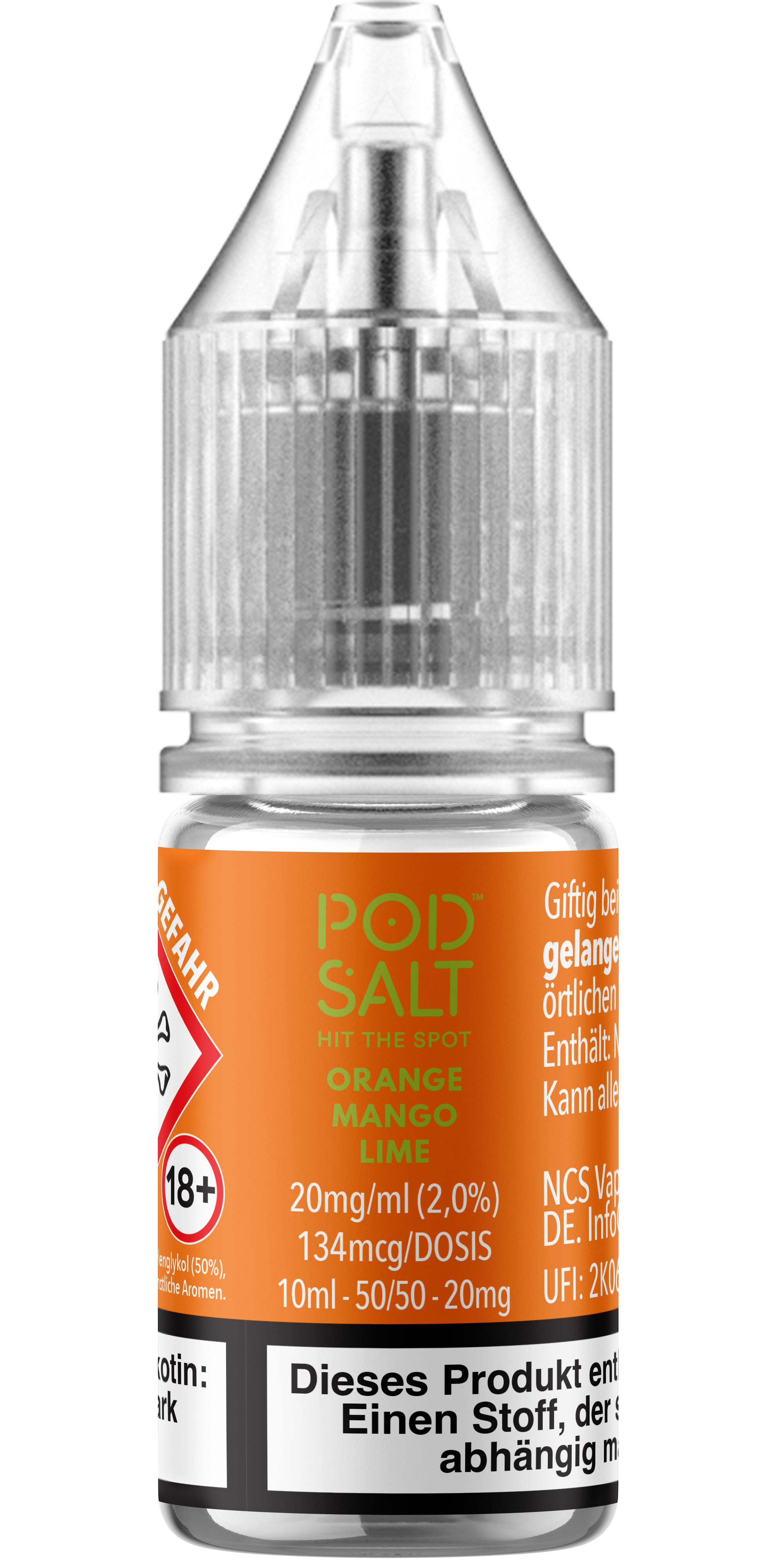 Pod Salt Xtra - Orange Mango Lime 10 ml