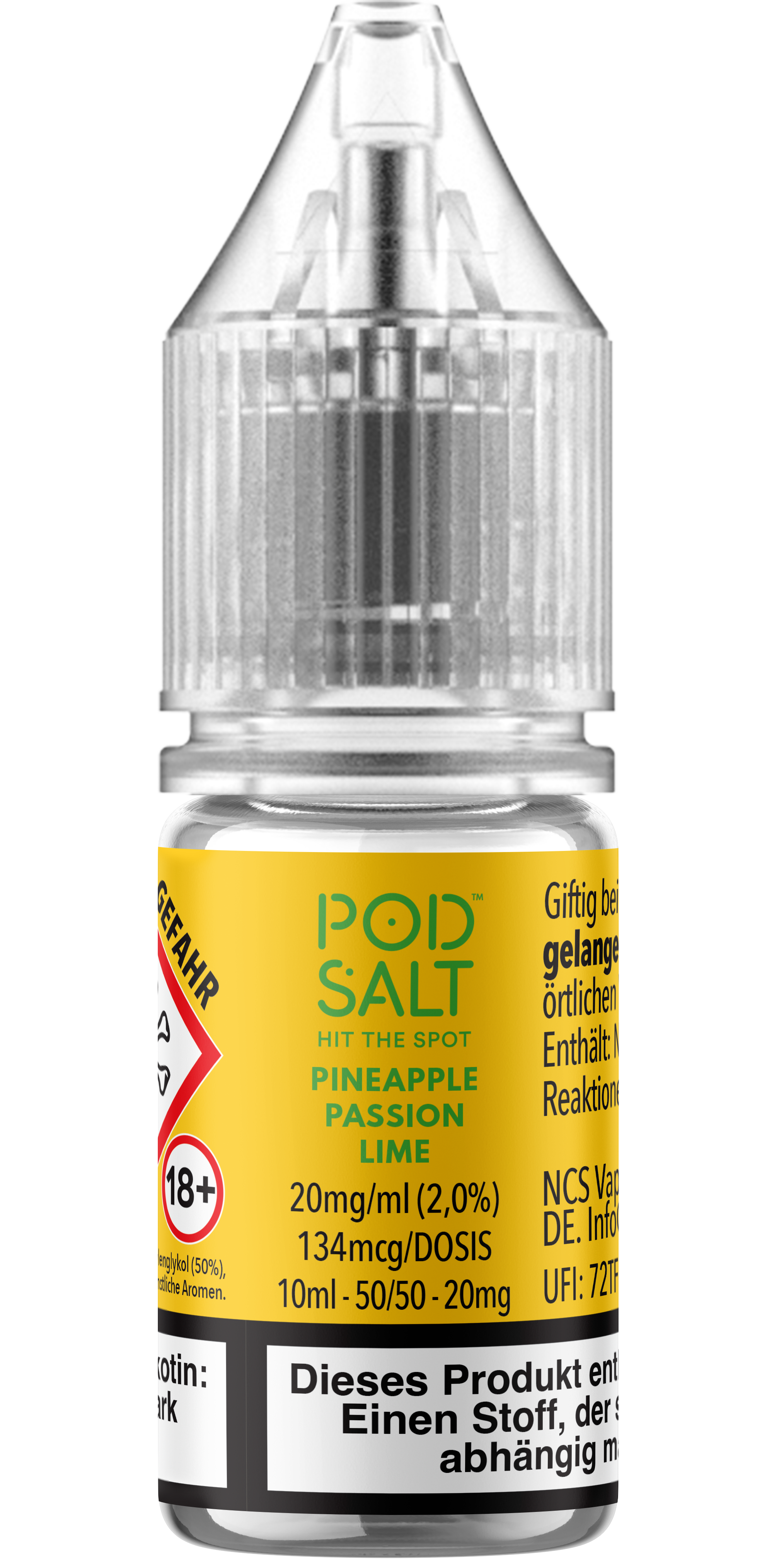 Pod Salt Xtra - Pineapple Passion Lime 10 ml
