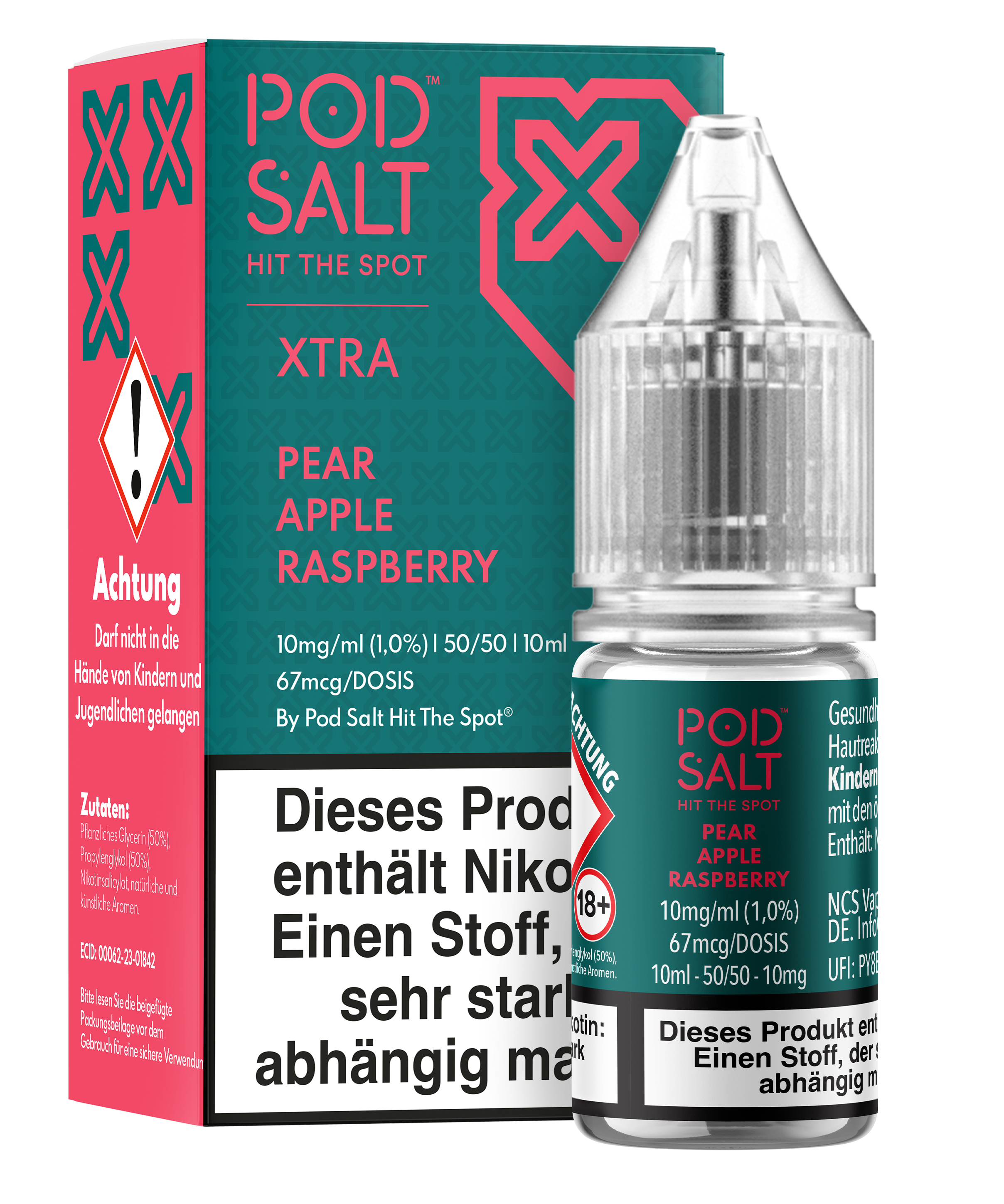 Pod Salt Xtra - Pear Apple Raspberry 10 ml
