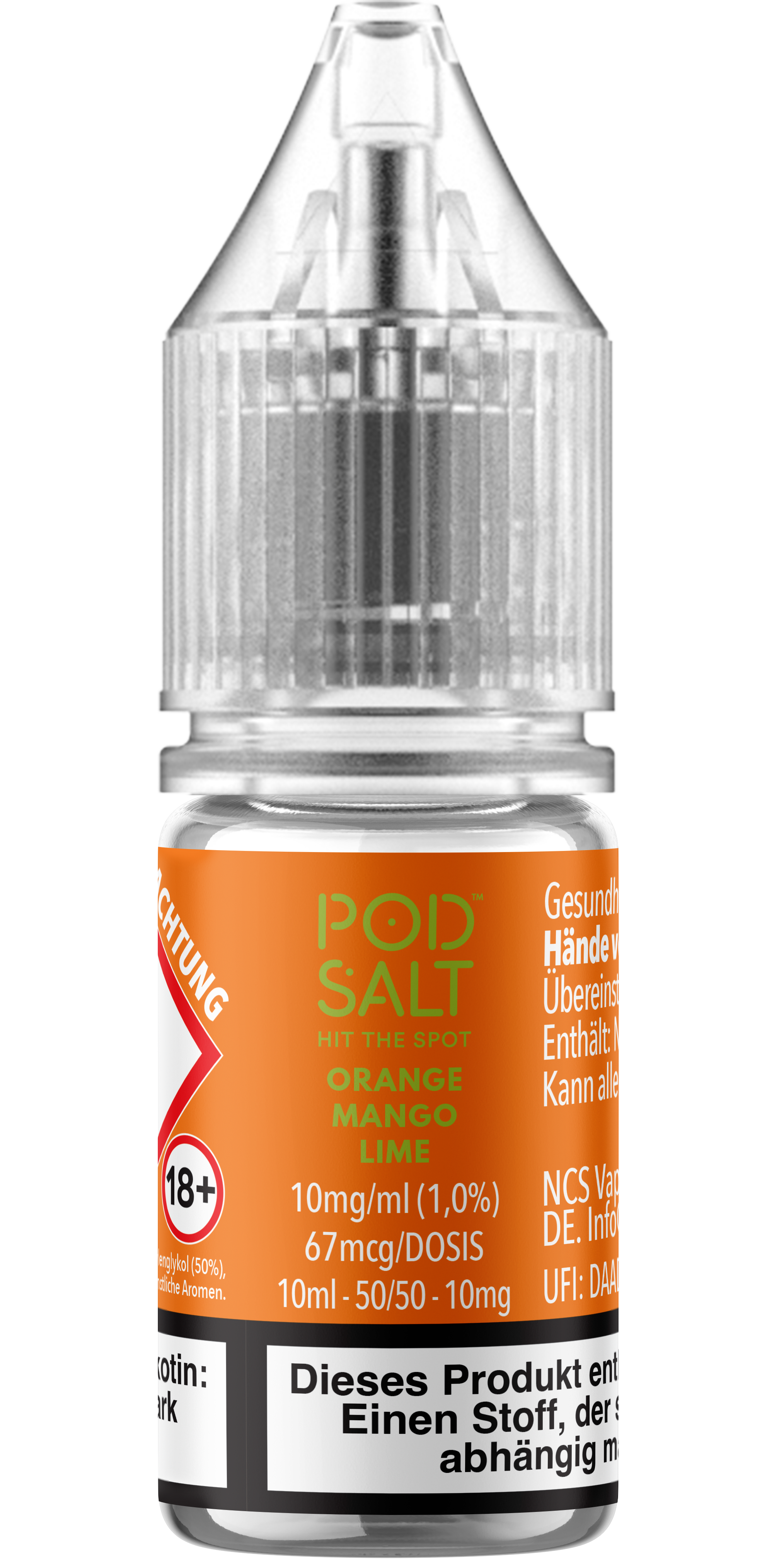 Pod Salt Xtra - Orange Mango Lime 10 ml