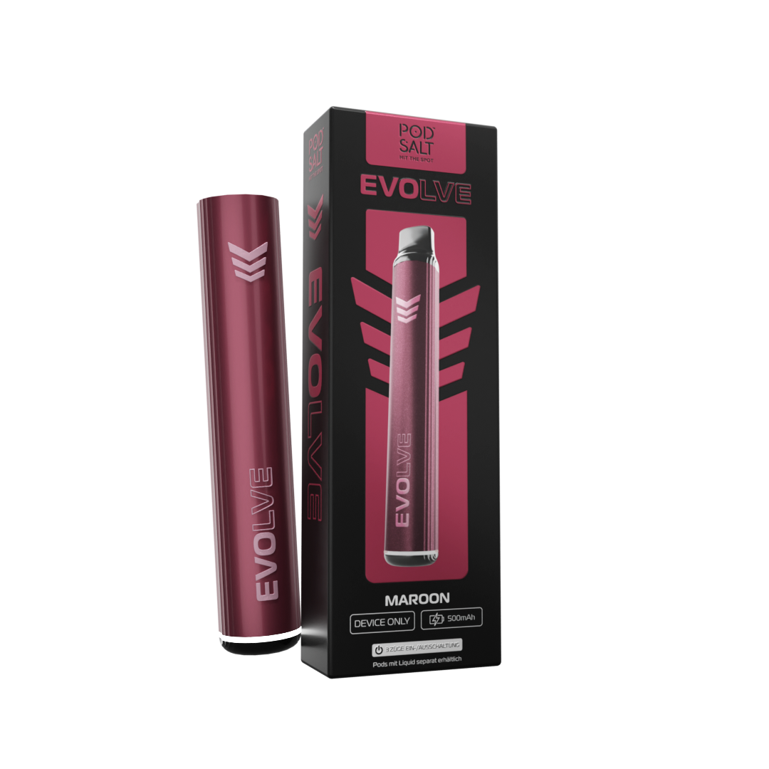 Pod Salt Evolve Maroon Pod Salt Evolve Maroon