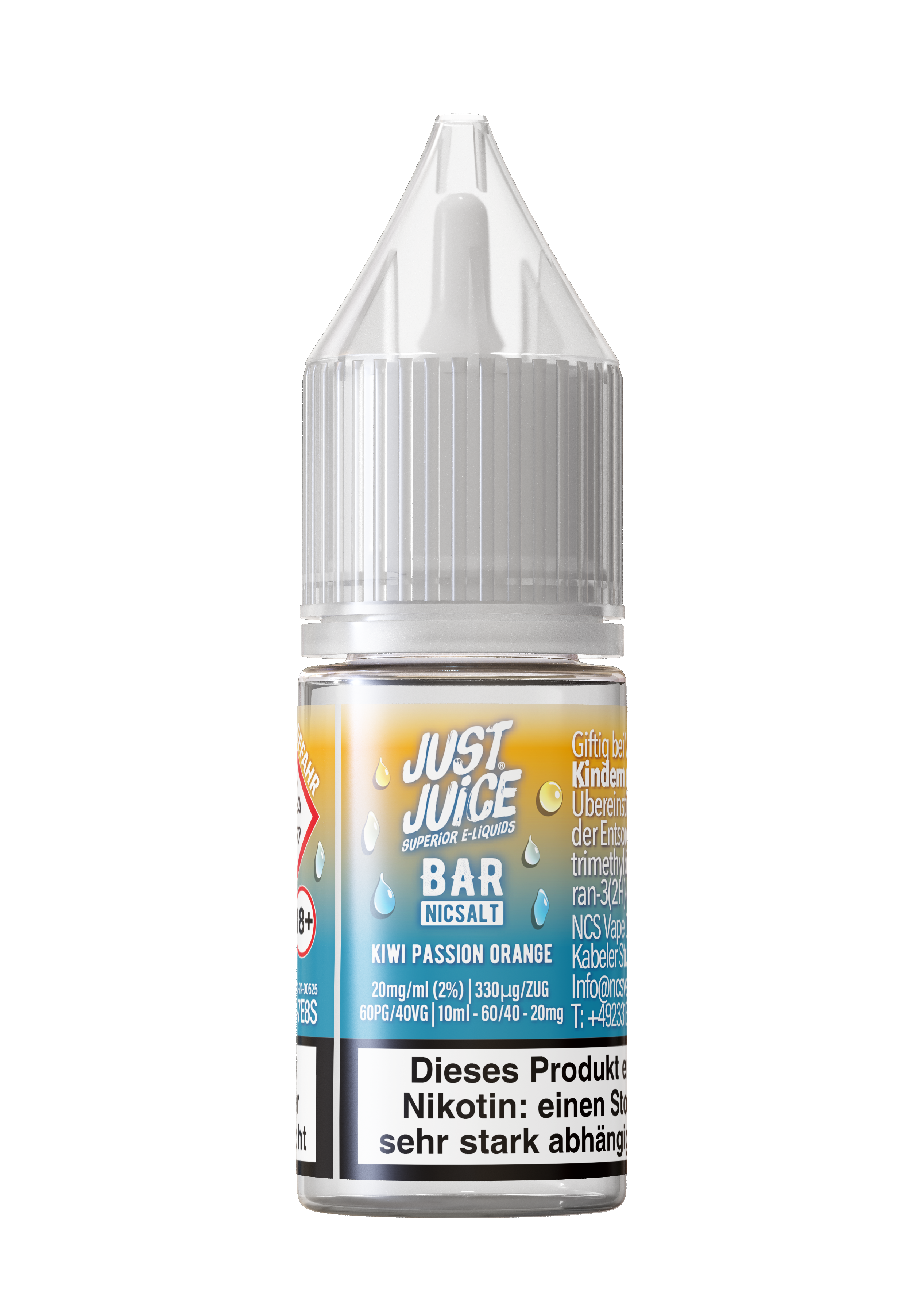 Just Juice Bar - Kiwi Passion Orange 10ml