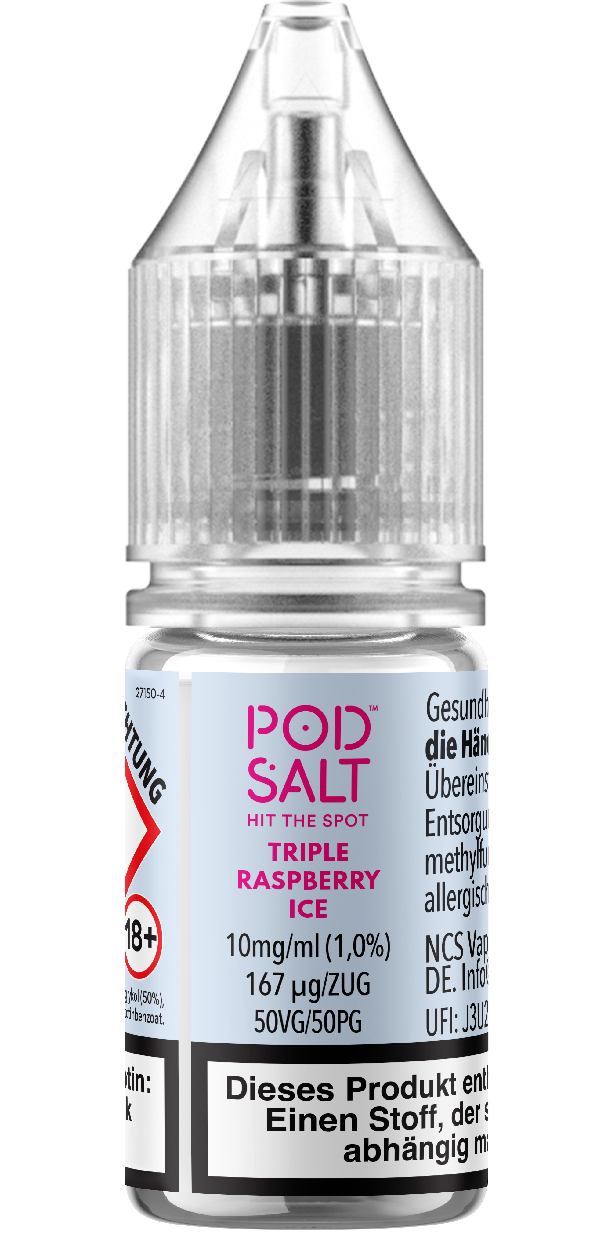 Pod Salt Xtra - Triple Raspberry Ice 10 ml