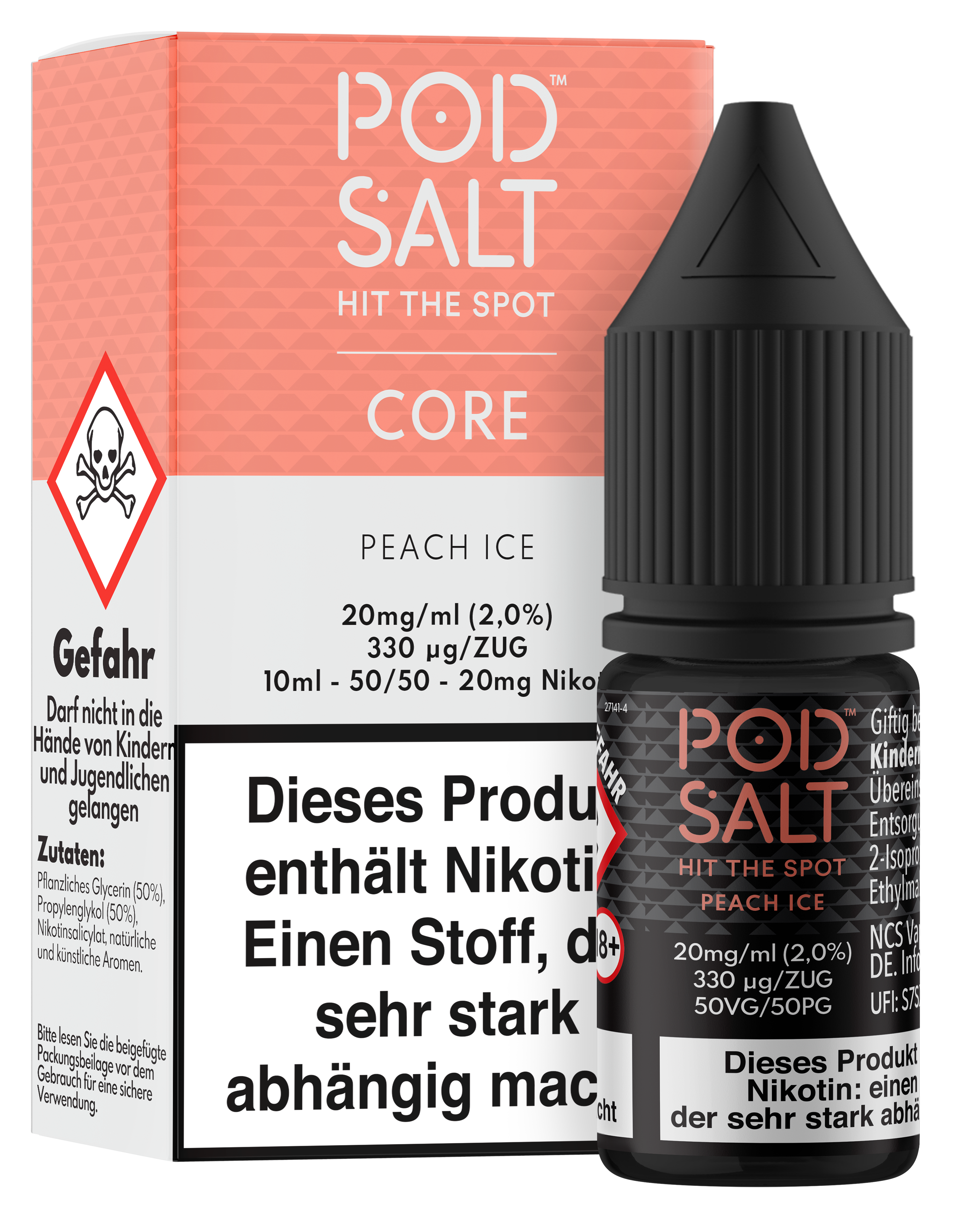 Pod Salt - Peach Ice 10 ml